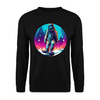 Snowboard ou ski puis après-ski - Sweat-shirt Unisexe - noir - Devant - Alina (178cm) & Michal (187cm)