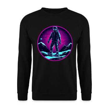 Snowboard ou ski puis après-ski - Sweat-shirt Unisexe - noir - Devant - Alina (178cm) & Michal (187cm)