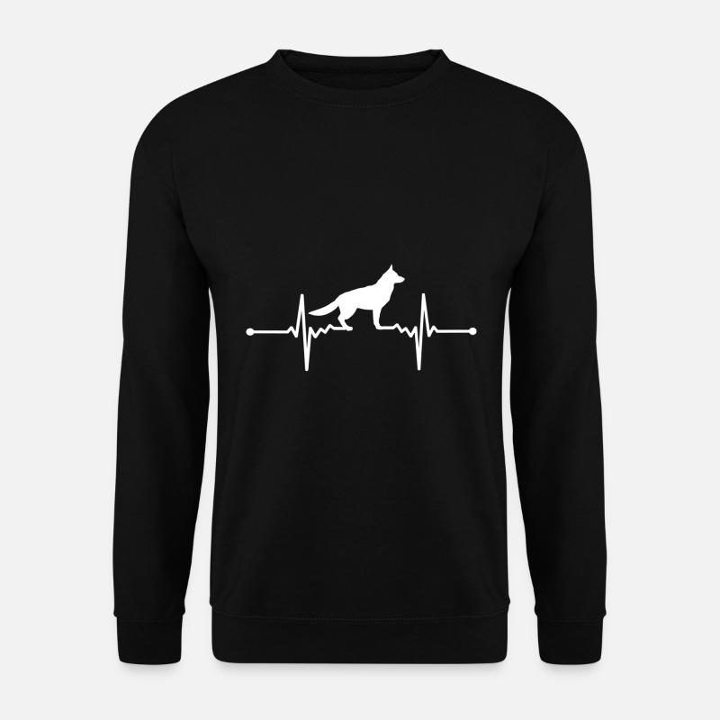 Weisser Schäferhund - Weisser Schäferhund - Unisex Pullover - Schwarz