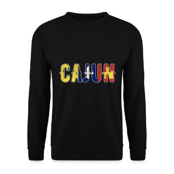 Cajun Pride Louisiane Racines Patriotique - Sweat-shirt Unisexe - noir - Devant - Alina (178cm) & Michal (187cm)