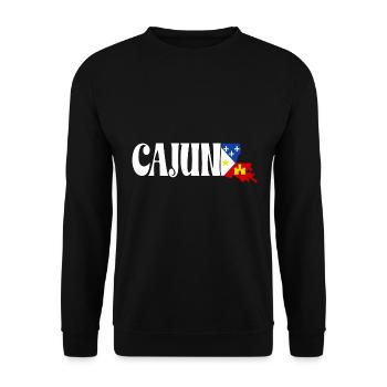 Cajun Pride Louisiane Racines Patriotique - Sweat-shirt Unisexe - noir - Devant - Alina (178cm) & Michal (187cm)
