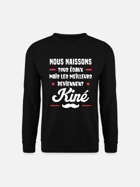 Les meilleurs deviennent kiné - Sweat-shirt Unisexe - noir
