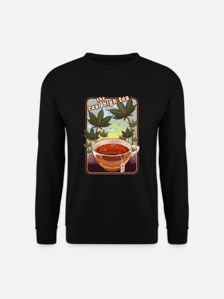 HIGH TEA - Unisex Sweatshirt - black