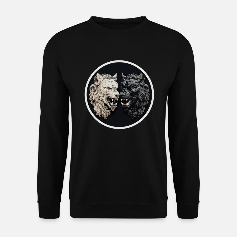 Fantasy Typeword: Greek ancient Cerberus - Unisex Sweatshirt - black