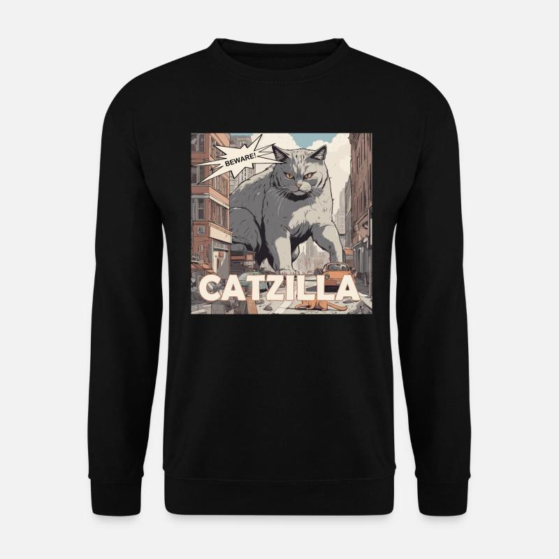 CATZILLA - Unisex Pullover - Schwarz