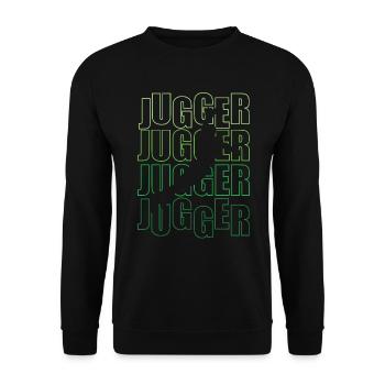 Funny Sport Jugger - Unisex Pullover - Schwarz - Vorne - Alina (178cm) & Michal (187cm)
