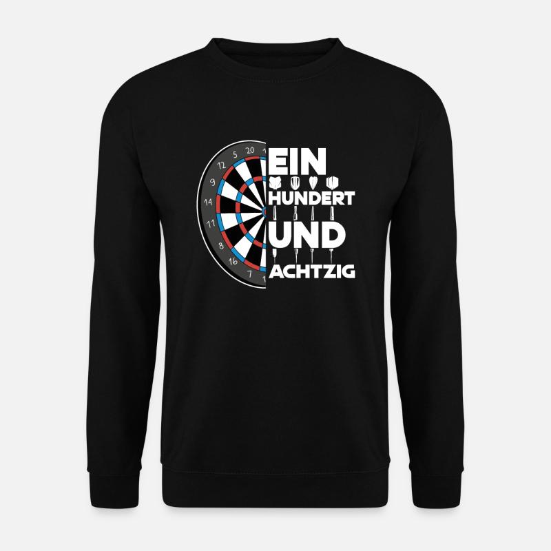 180 Darts Funny Darts - Unisex Sweatshirt - black