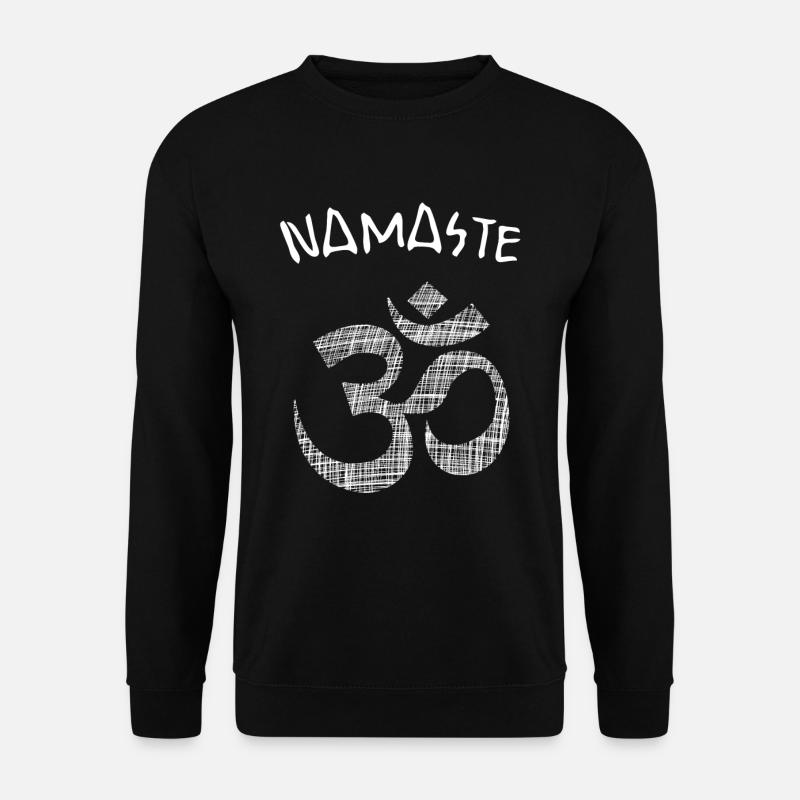 Yoga Om Namaste - Unisex Pullover - Schwarz