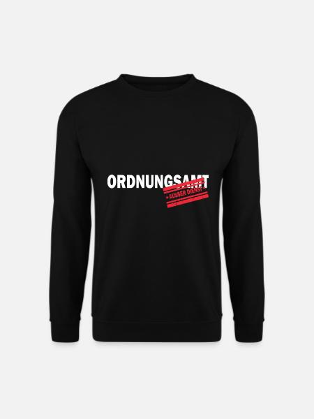 Ordnungsamt Ausser Dienst Rentner Geschenk - Unisex Pullover - Schwarz