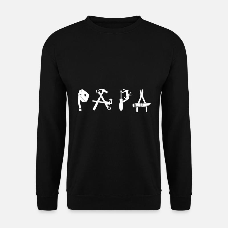 Papa Dad DIY - Unisex Sweatshirt - black