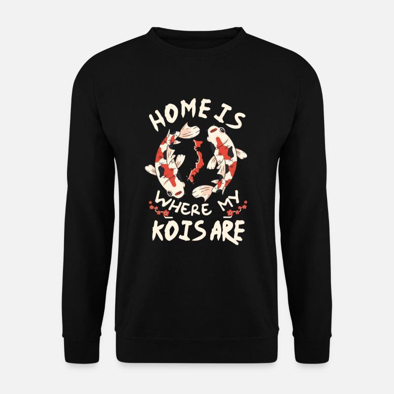 Carpe kois koi - Sweat-shirt Unisexe - noir