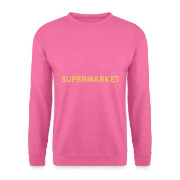 Supermarket Logic for men and women - Unisex Sweatshirt - pink - Front