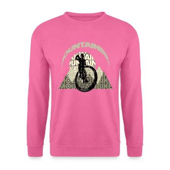 Mountainbike - Unisex Pullover - Pink - Vorne