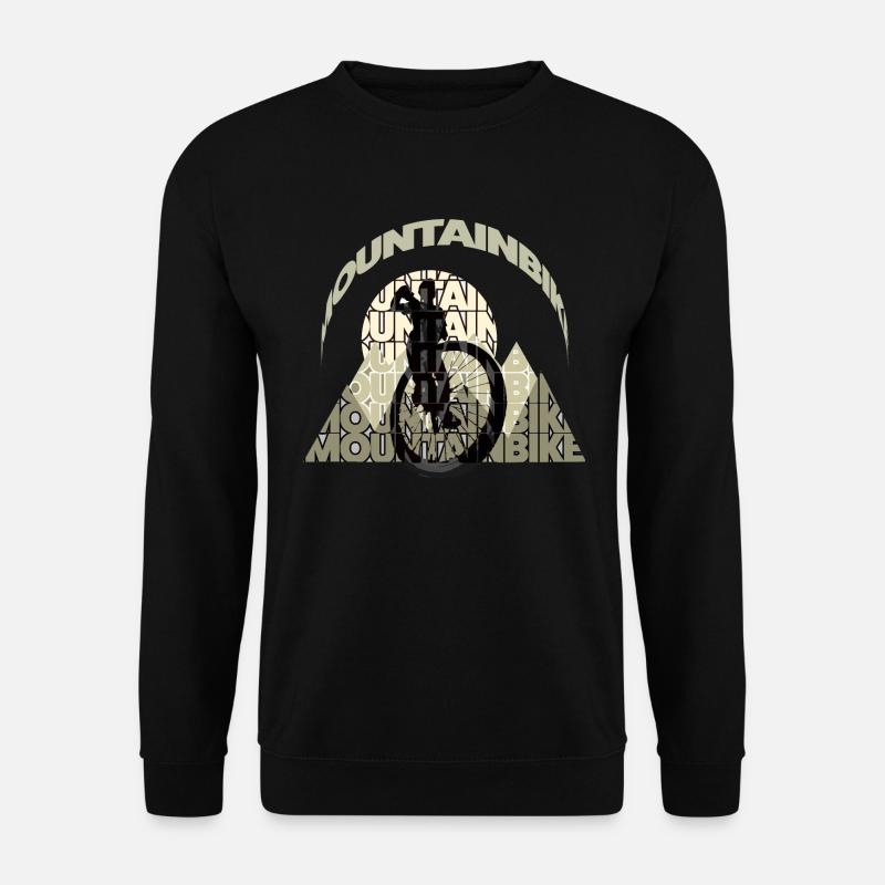 Mountainbike - Unisex Pullover - Schwarz