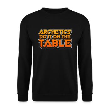 Ingeneur Architektur Architekt Geschenk Baustelle - Unisex Pullover - Schwarz - Vorne - Alina (178cm) & Michal (187cm)