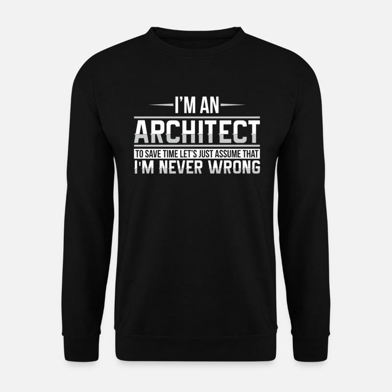 Architekt - Unisex Pullover - Schwarz