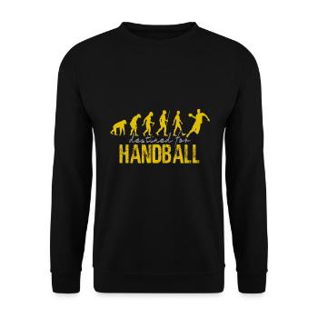 handball - Sweat-shirt Unisexe - noir - Devant - Alina (178cm) & Michal (187cm)