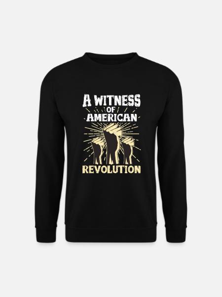 History Revolution Usa - Unisex Sweatshirt - black