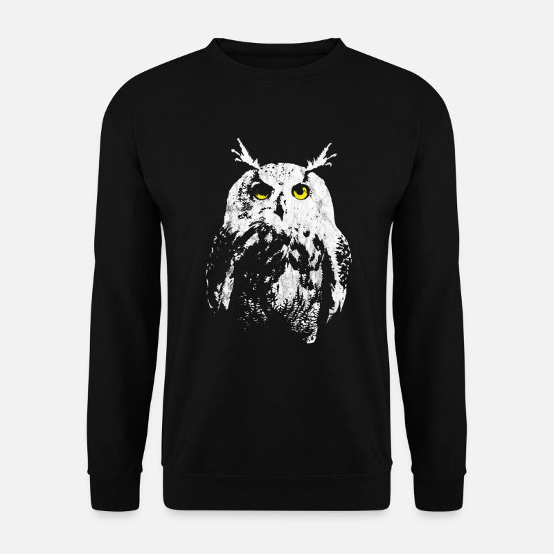 owl - Unisex Sweatshirt - black