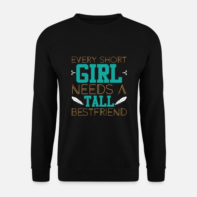 klein und groß - Unisex Pullover - Schwarz