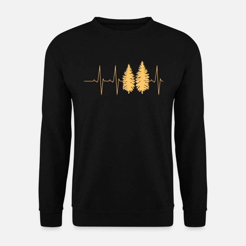 Firs heartbeat - Unisex Sweatshirt - black