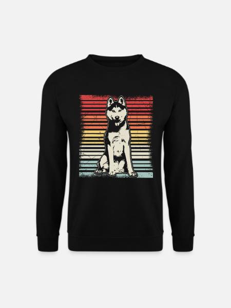 Strip Husky - Unisex Sweatshirt - black