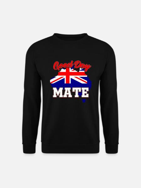 Flagge Australien - Unisex Pullover - Schwarz