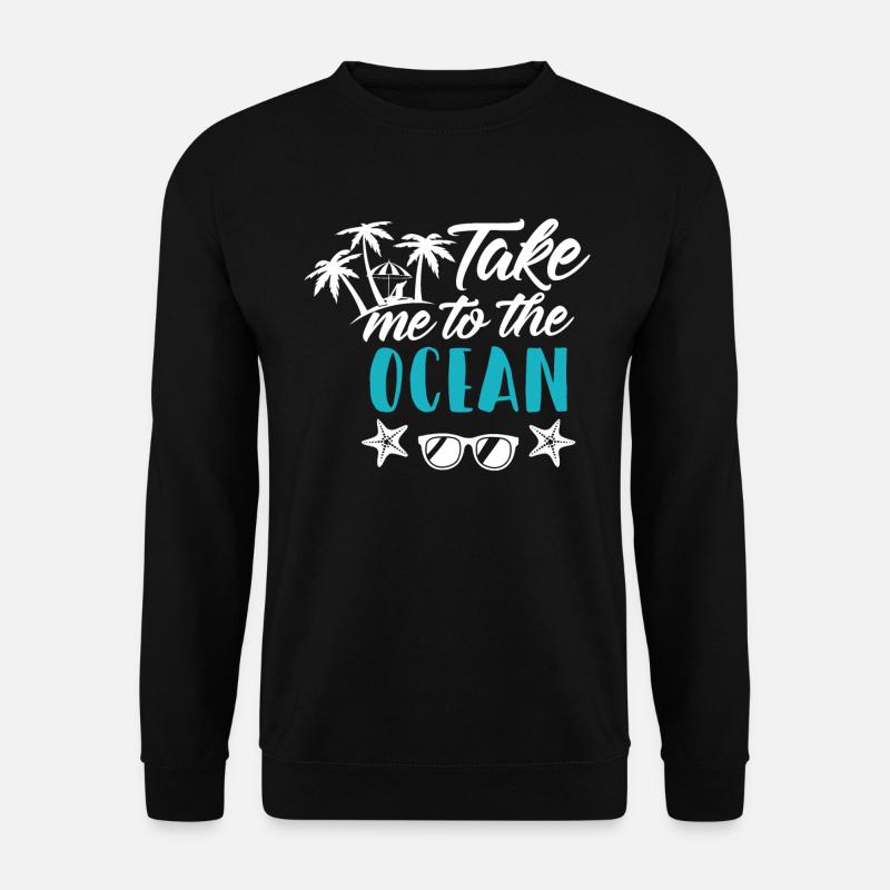 Ocean vacation - Unisex Sweatshirt - black