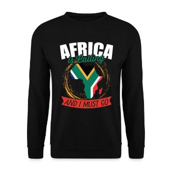 La réputation de l’Afrique - Sweat-shirt Unisexe - noir - Devant - Alina (178cm) & Michal (187cm)