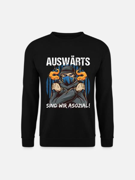 Fußball Fan Pyro Statement Geschenk - Unisex Pullover - Schwarz