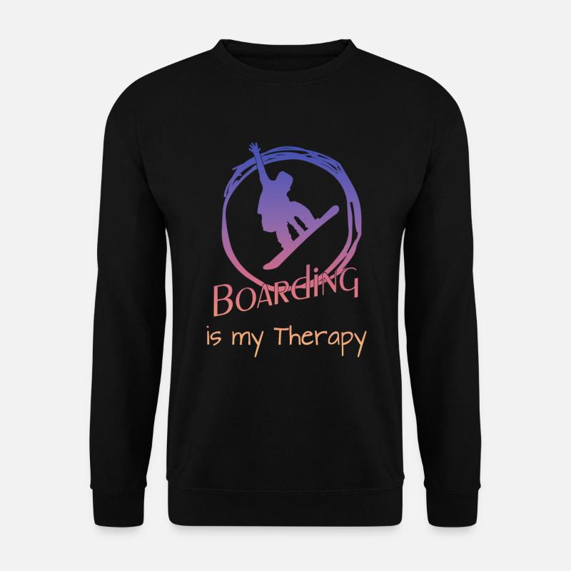 Snowboard Snowboarding - Unisex Pullover - Schwarz