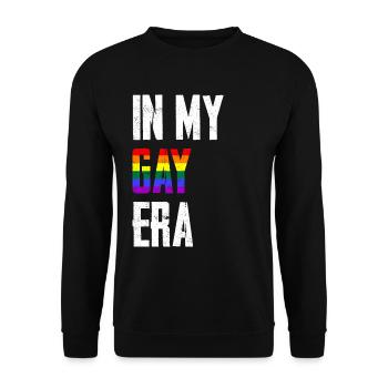 À l’époque de mon homosexualité - Sweat-shirt Unisexe - noir - Devant - Alina (178cm) & Michal (187cm)
