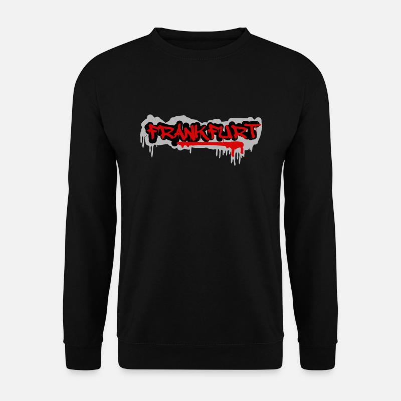 Frankfurt am Main Graffiti Waldstadion - Unisex Pullover - Schwarz