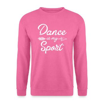 La danse est mon sport pour les filles Cute Dancing Girls - Sweat-shirt Unisexe - rose - Devant
