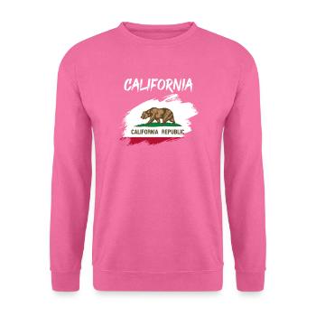 Californie - Sweat-shirt Unisexe - rose - Devant