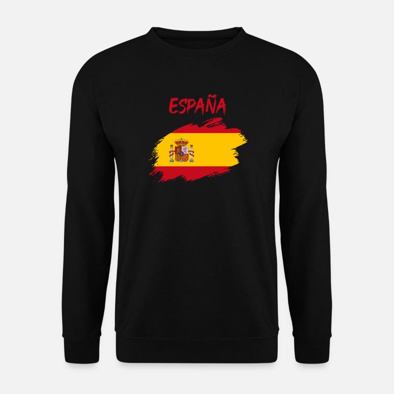 Espagne Drapeau espagnol Championnat d'Europe - Sweat-shirt Unisexe - noir