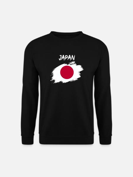 Japan japanese flag banner - Unisex Sweatshirt - black