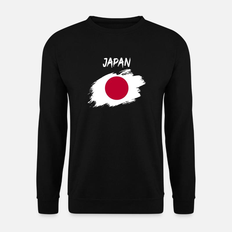 Japan japanese flag banner - Unisex Sweatshirt - black