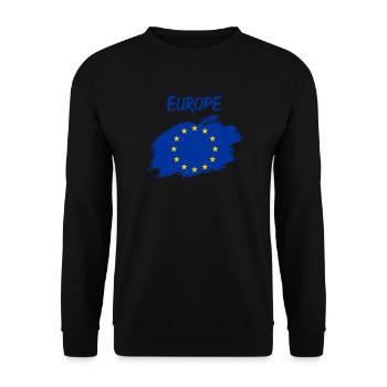Europe Union européenne - Sweat-shirt Unisexe - noir - Devant - Alina (178cm) & Michal (187cm)