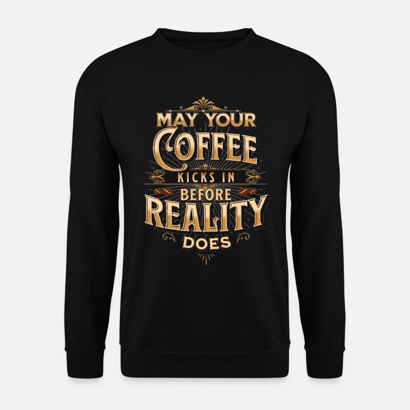 Coffee kicks - Unisex Sweatshirt - black