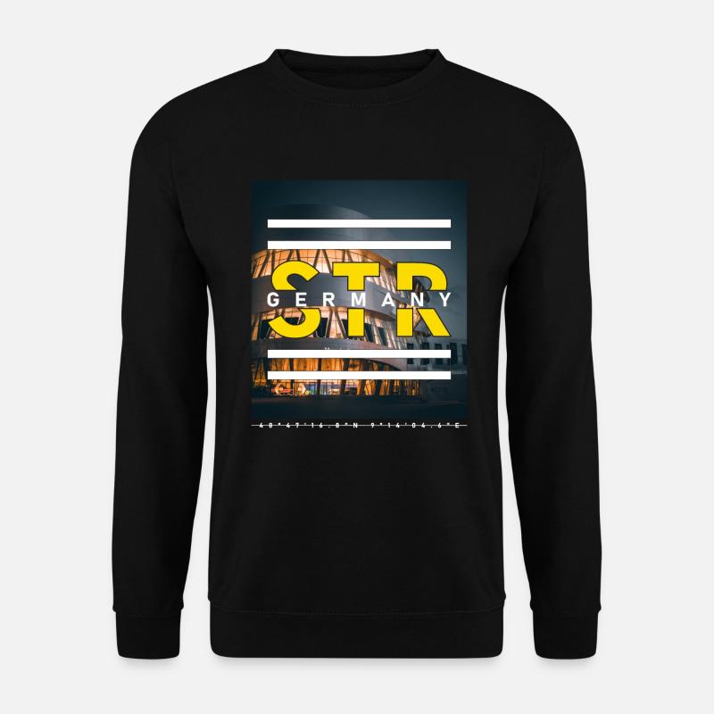 Stuttgart STR Allemagne - Musée - Sweat-shirt Unisexe - noir