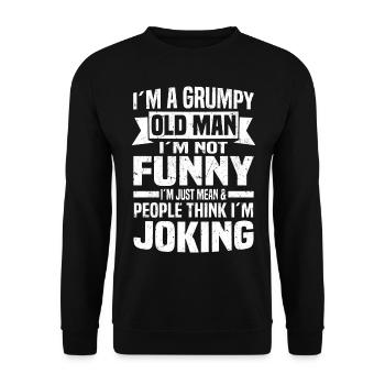 Idée cadeau pour la fête des pères - Sweat-shirt Unisexe - noir - Devant - Alina (178cm) & Michal (187cm)