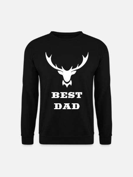 Best Dad Papa - Unisex Sweatshirt - black