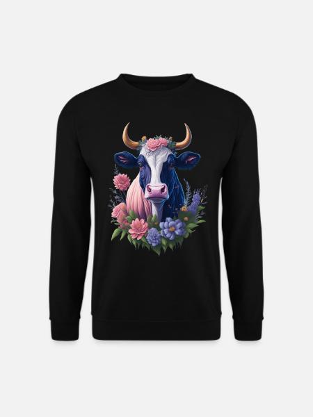 Vache - Sweat-shirt Unisexe - noir