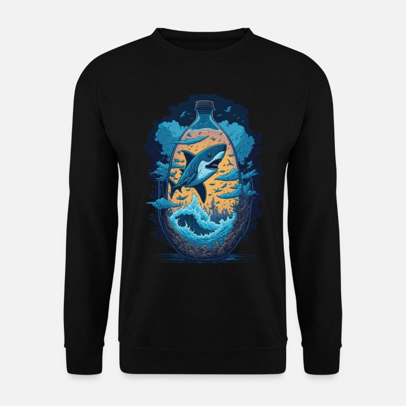 Shark - Unisex Sweatshirt - black