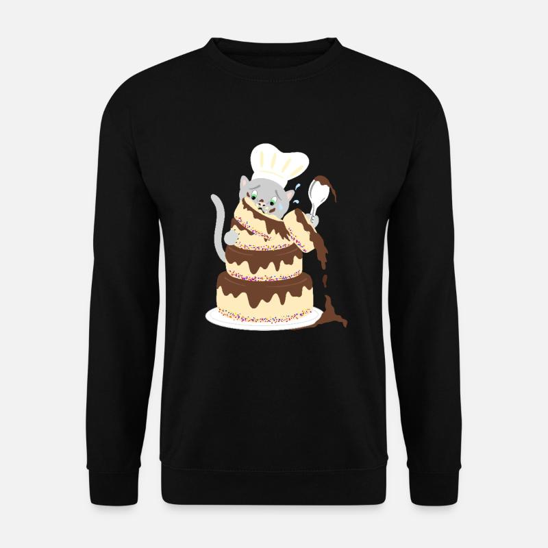 Cat cake failed - Unisex Sweatshirt - black