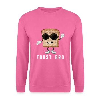 Toast Bro - Unisex Pullover - Pink - Vorne