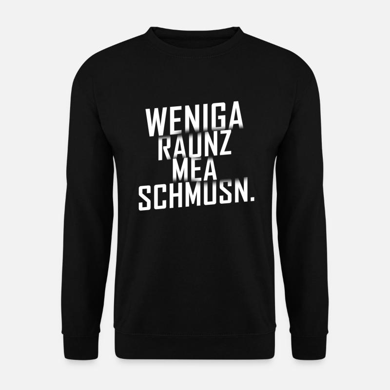 Mehr Schmusen - Unisex Pullover - Schwarz