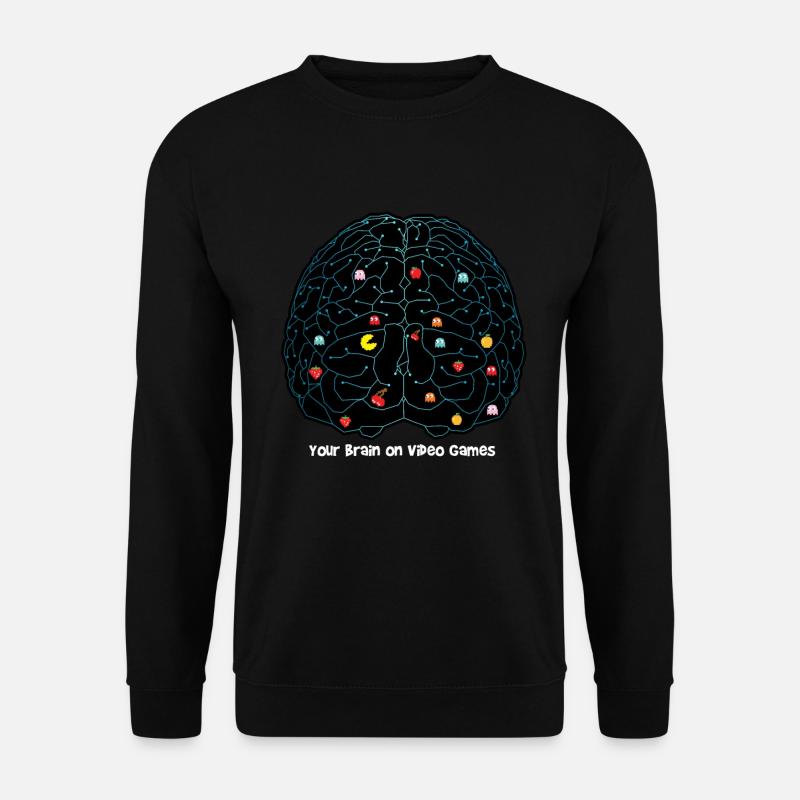 Your Brain On Videogames - Unisex Sweatshirt - black