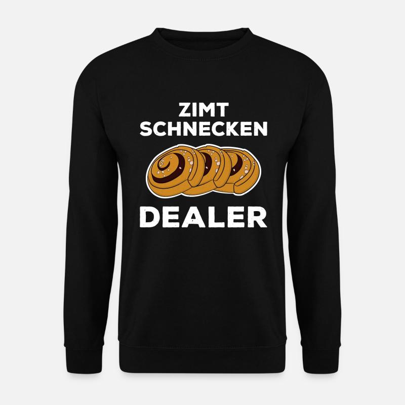 Bäcker Bäckerei Backwaren backen Zimtschnecke - Unisex Pullover - Schwarz